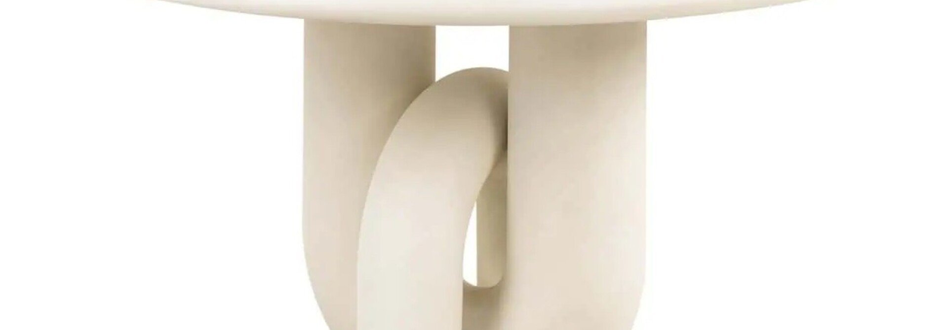 Eettafel Winslow white 135Ø