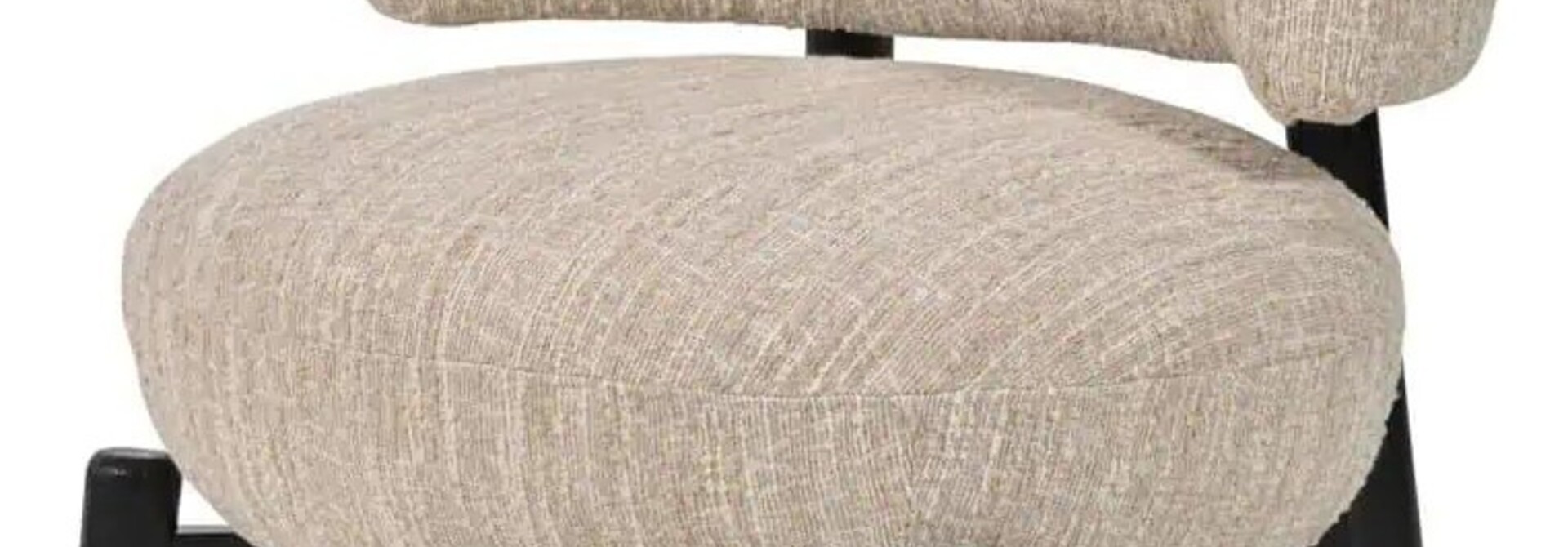 Lounge stoel Ornella beige angora