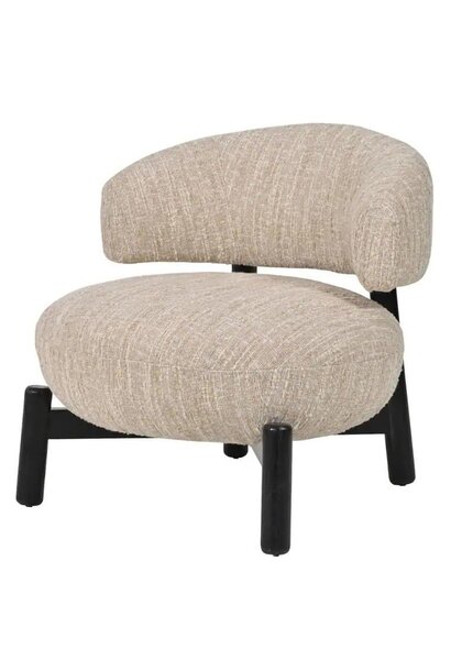 Lounge stoel Ornella beige angora