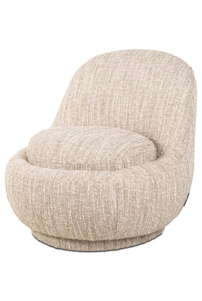 Lounge stoel Arlanda beige angora