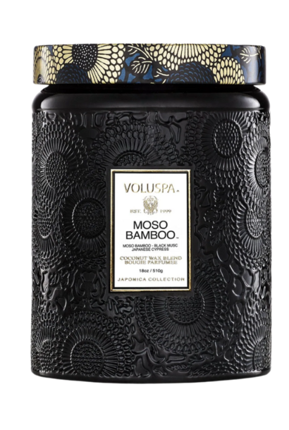 Moso Bamboo Large Jar Candle
