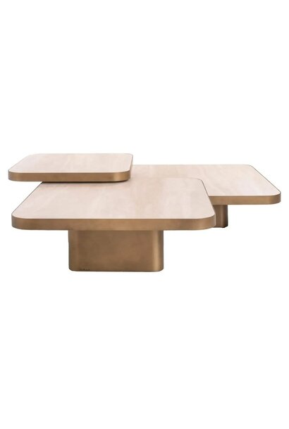 Salontafel Cumulus beige (Set of 3)