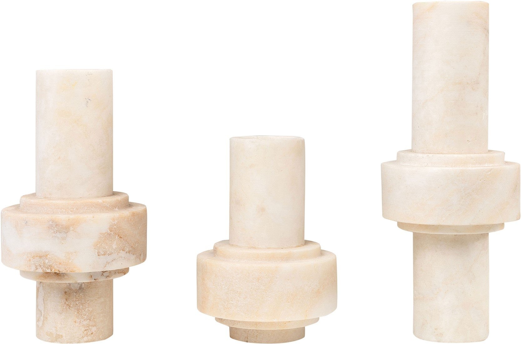 Onyx Vases Set of 3-1