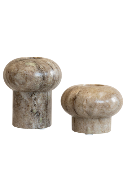 Marmer kaarsenhouders