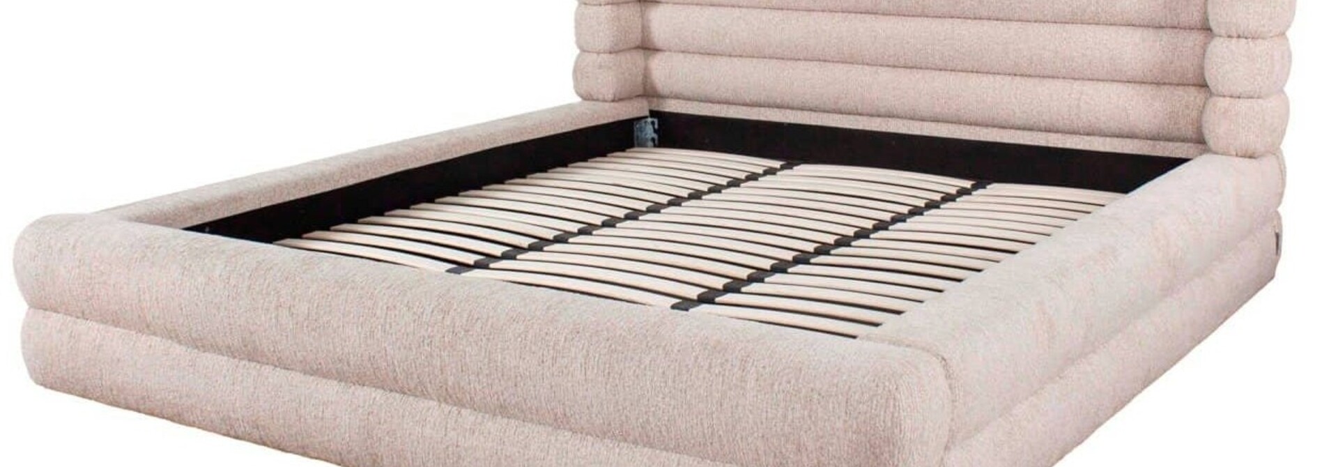 Bed Obidis natural linear 180x210 with storage