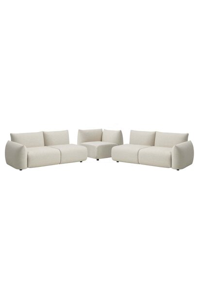Buiten bank Dawson beige