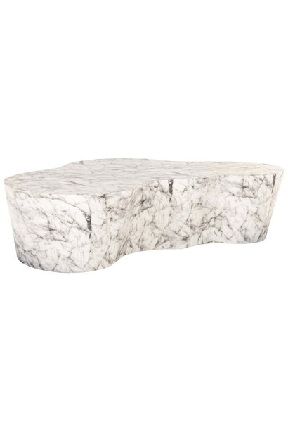 Buiten salontafel marble look