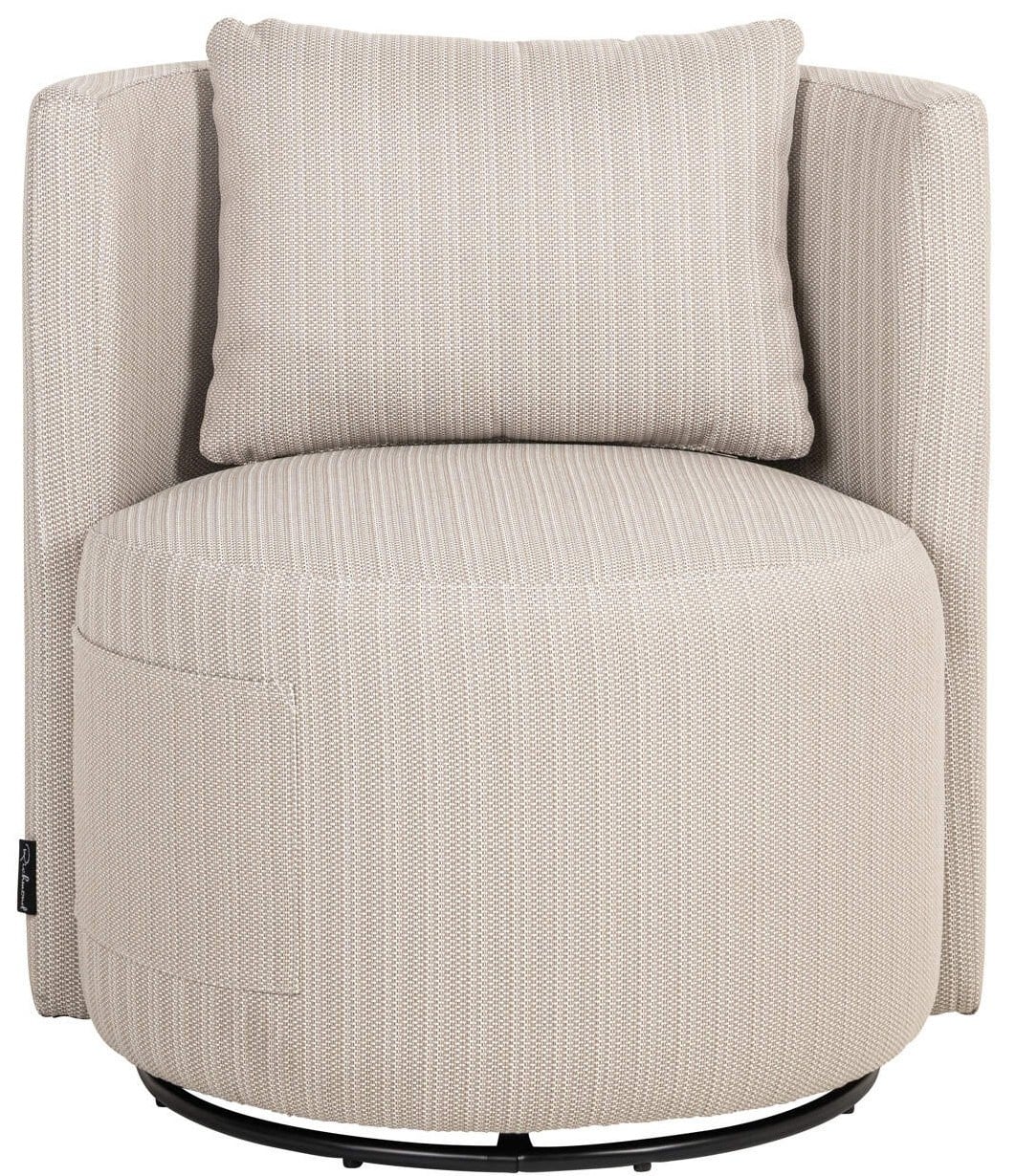Outdoor eetkamerstoel Marlin beige swivel-3