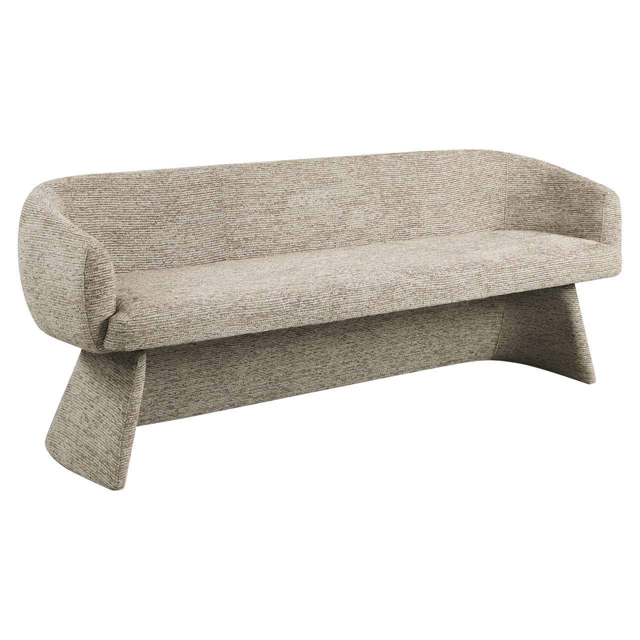 Dining bench Quiriro mocca linear-1