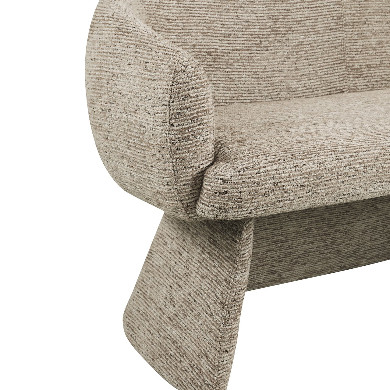 Dining bench Quiriro mocca linear-3