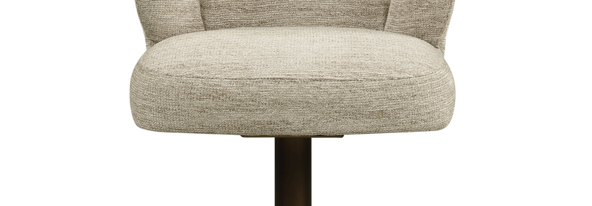 Dining chair Fiona natural softweave swivel
