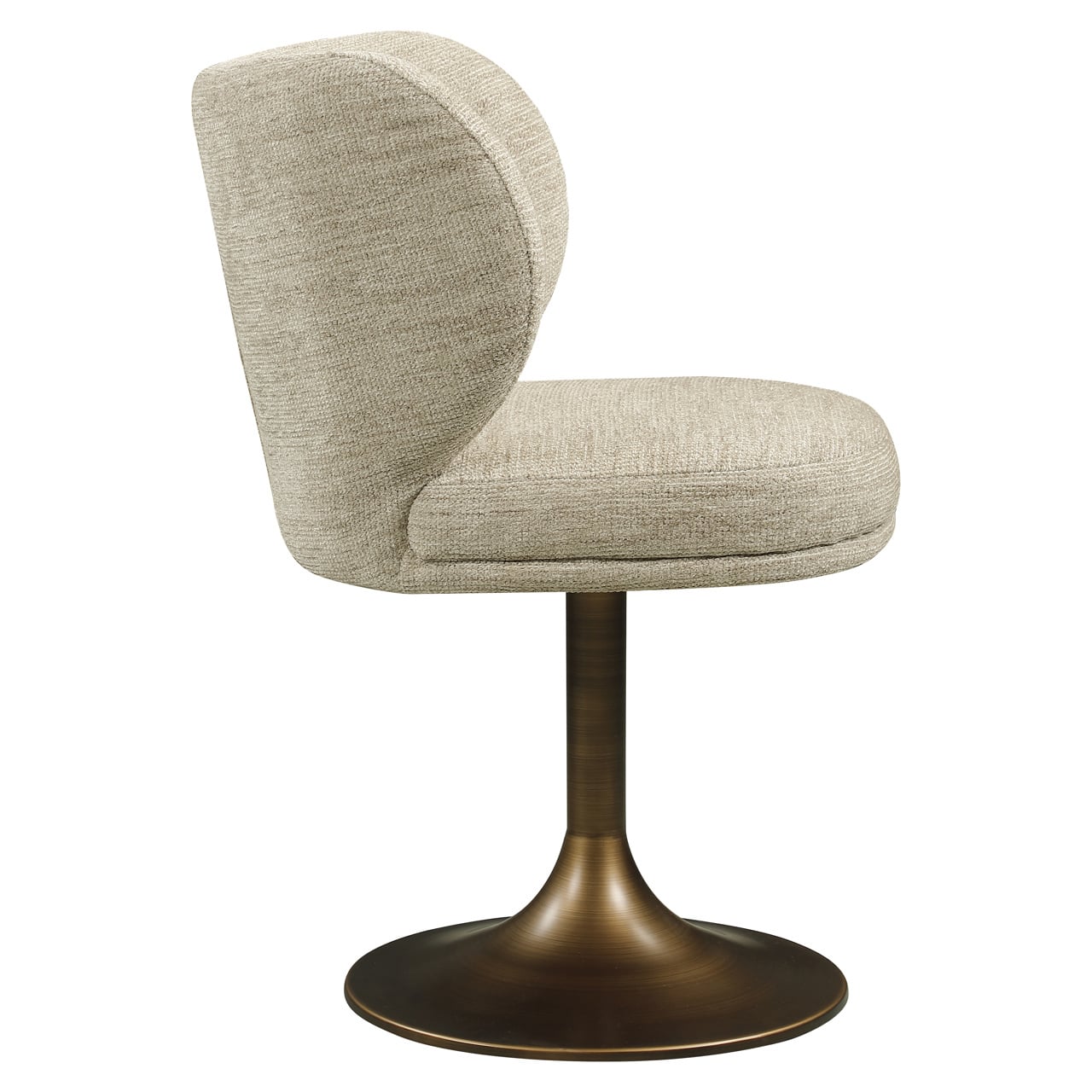 Dining chair Amely natural softweave swivel-3