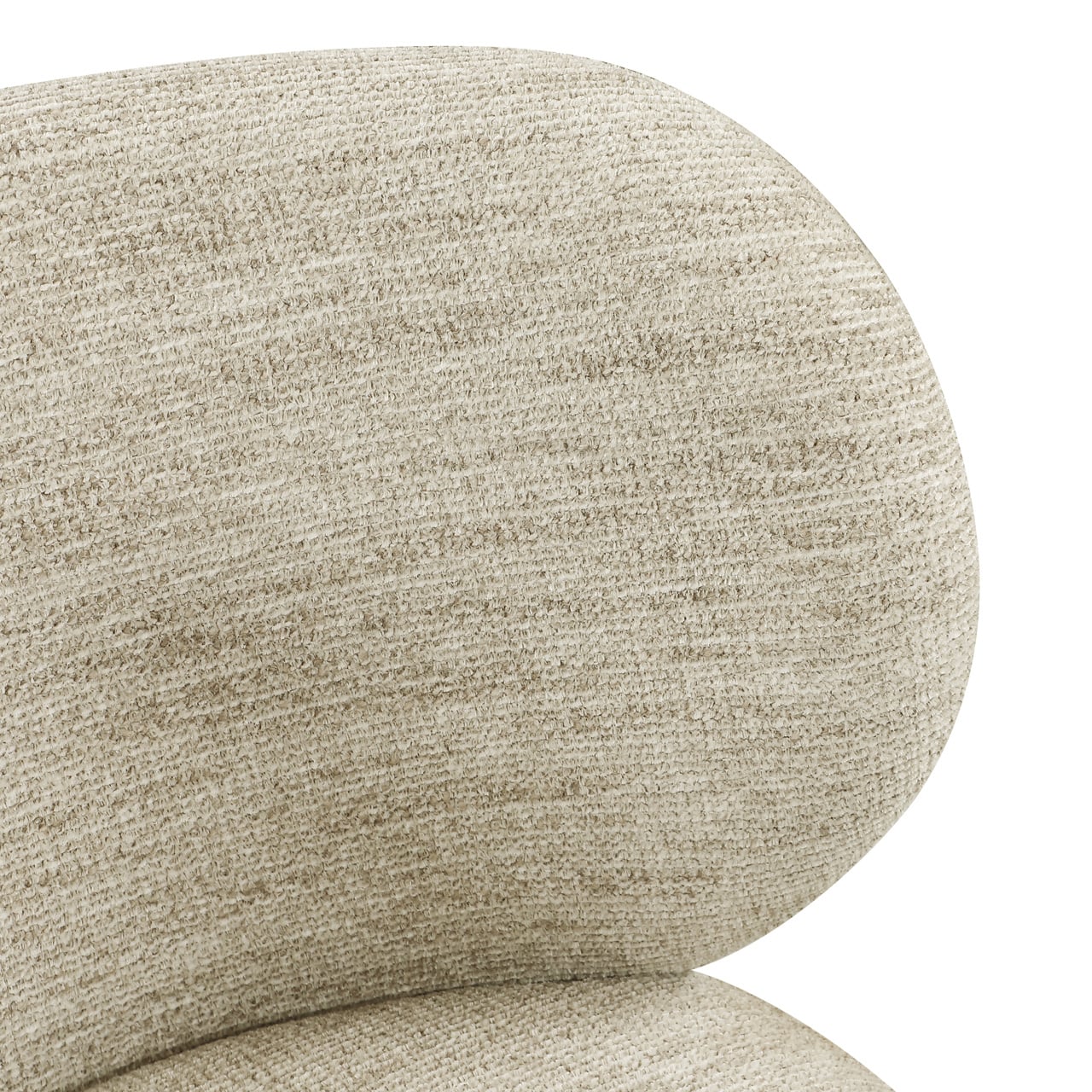 Dining chair Amely natural softweave swivel-4