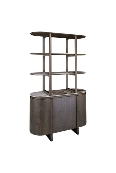 Display cabinet Langford brown