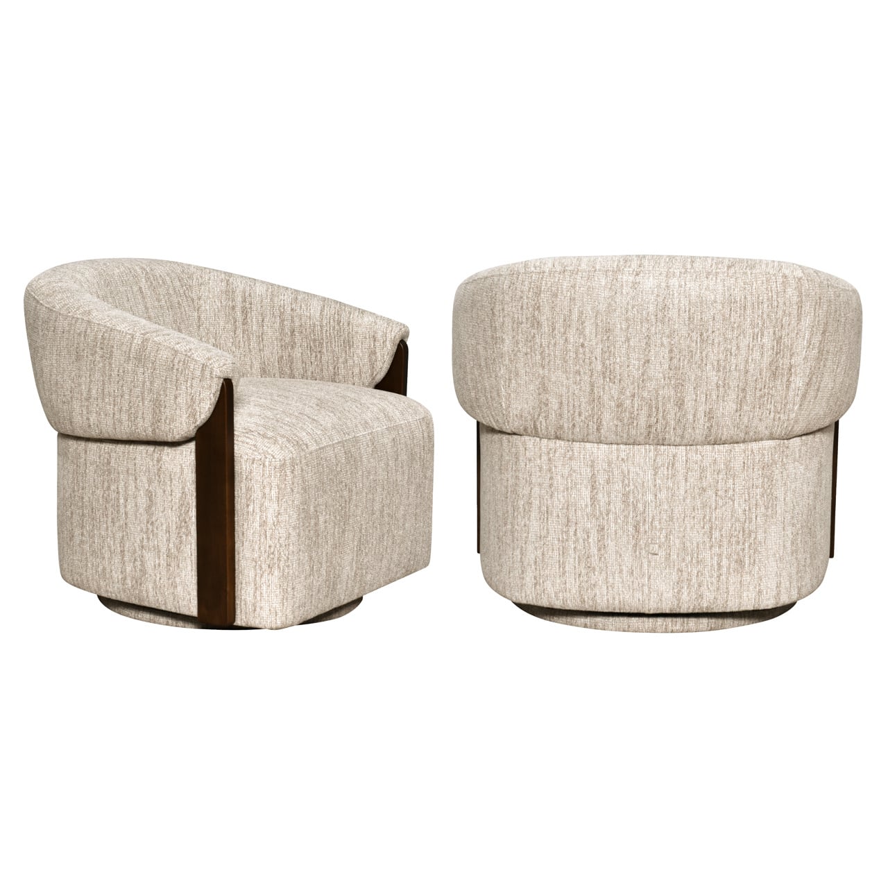 Lounge chair Marina natural softweave swivel fire retardant-2