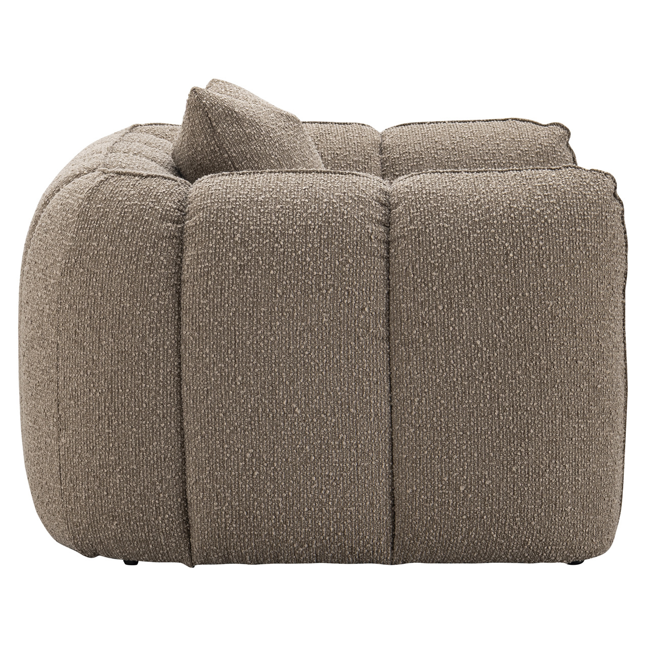 Lounge chair Hogan mocca chunky fire retardant-3