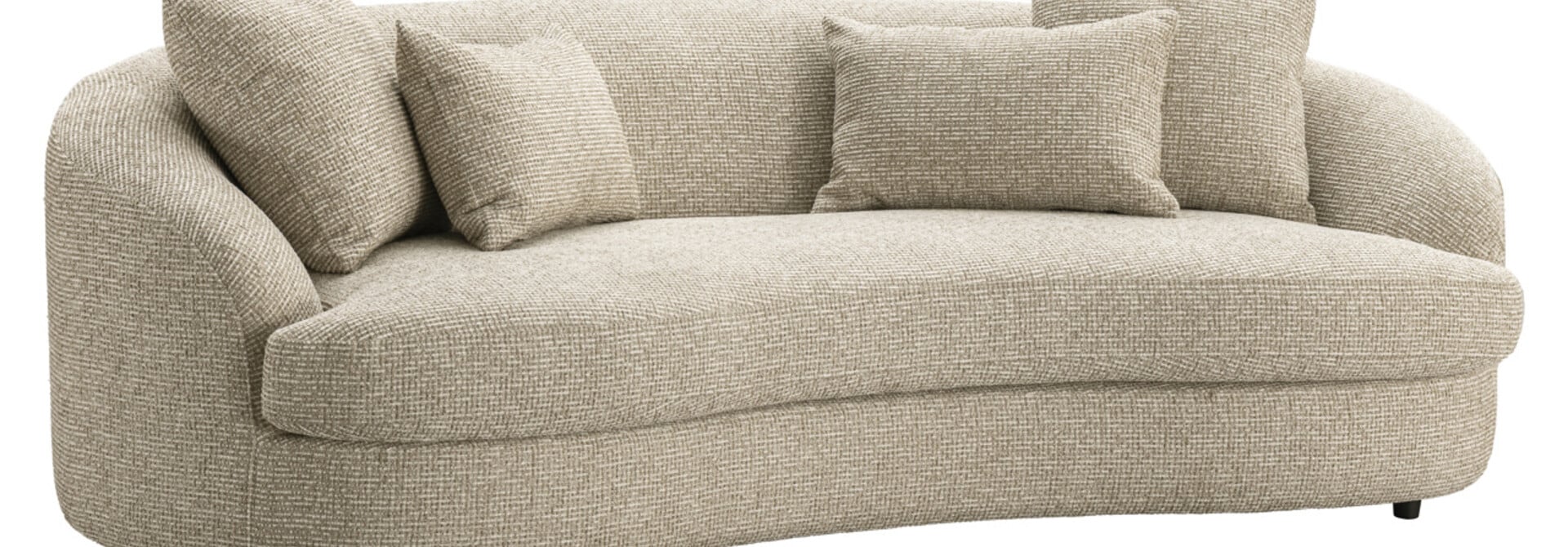Sofa Morena cream blockweave