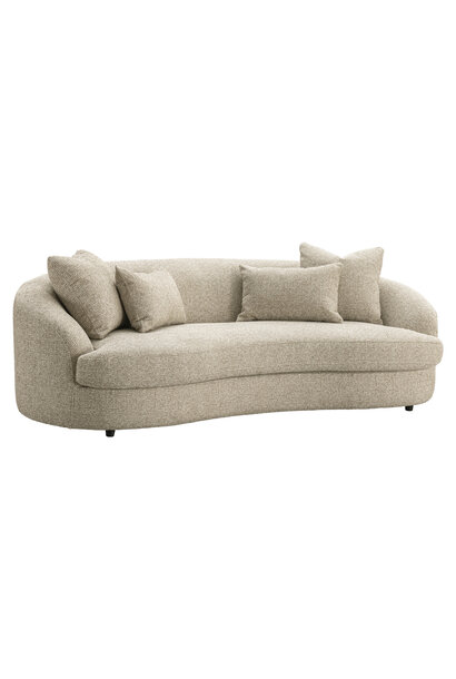 Sofa Morena cream blockweave