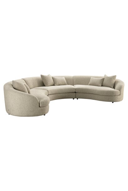 Sofa Morena cream blockweave
