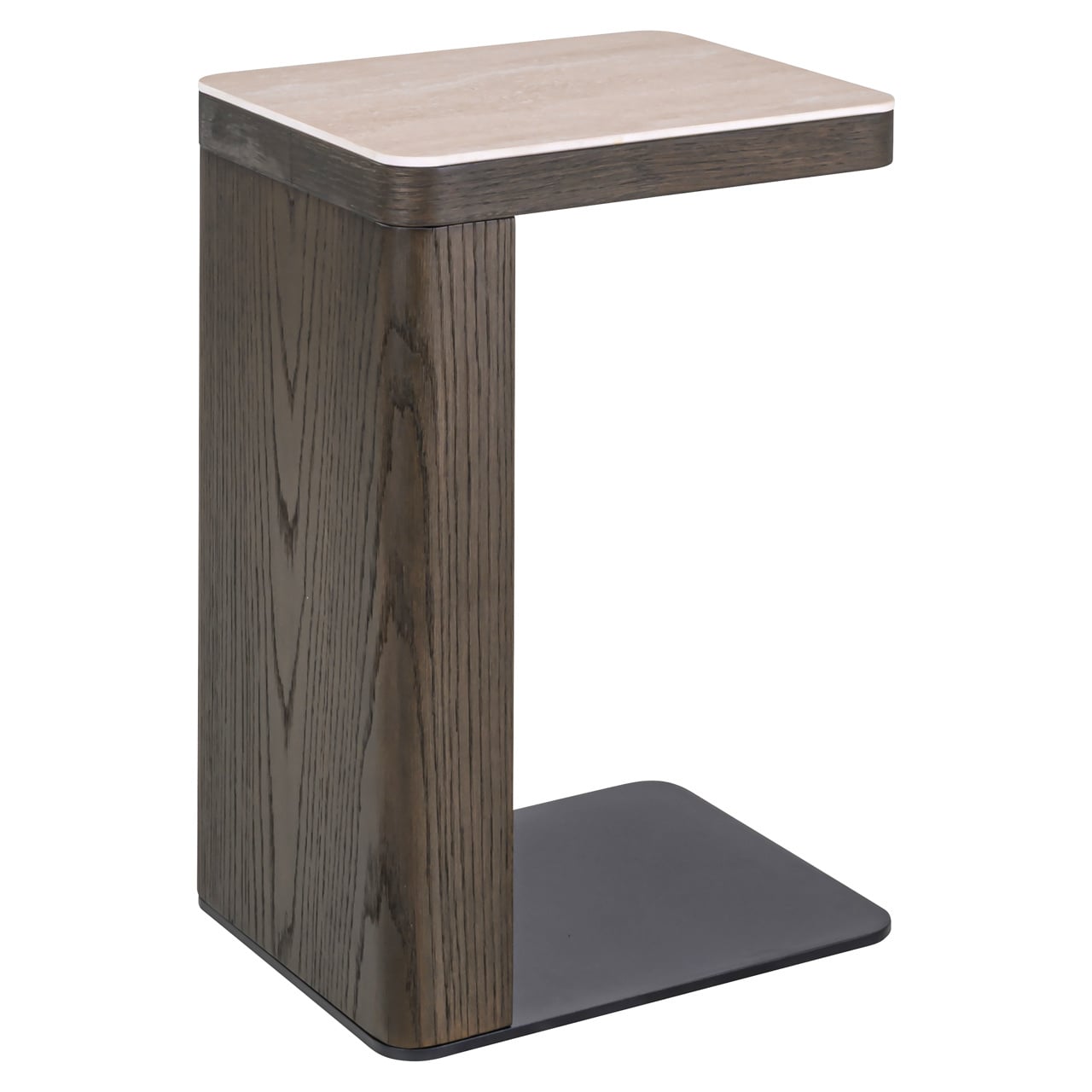 Sofa side table Nando brown-1