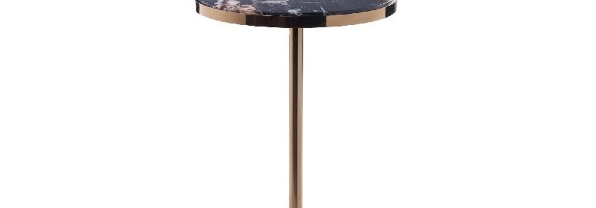 Wane Natural petrified wood double base sidetable