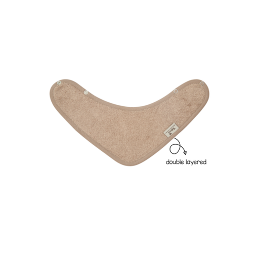 Timboo Timboo - BANDANA BIB DOUBLED SAVANNAH SAND Timboo Timboo - BANDANA BIB DOUBLED SAVANNAH SAND