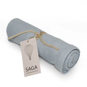 Saga Copenhagen SAGA - SWADDLE - DREAM BLUE 100*100cm