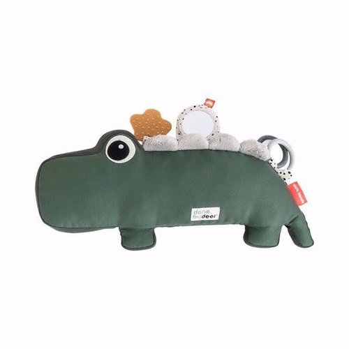Done By Deer tummy time activity toy - croco - green