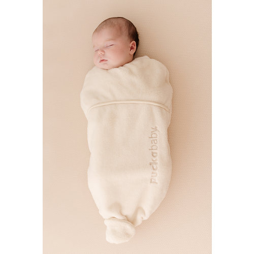 Puckababy Winter inbakerslaapzakje Piep pure teddy 0-3m Puckababy Winter inbakerslaapzakje Piep pure teddy 0-3m