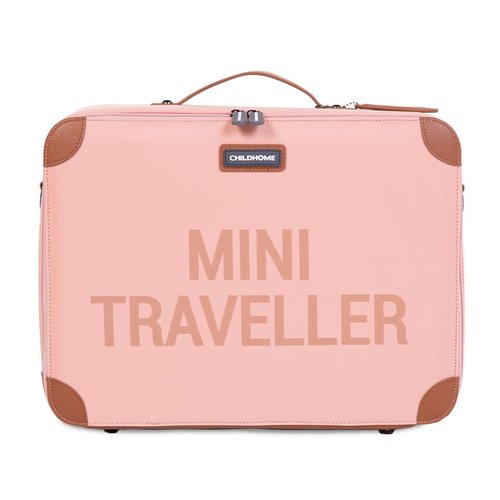 Childhome Mini traveller kinderkoffer - roze Childhome Mini traveller kinderkoffer - roze