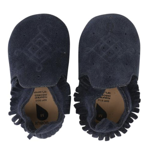 Bobux Bobux - navy suede moccassin