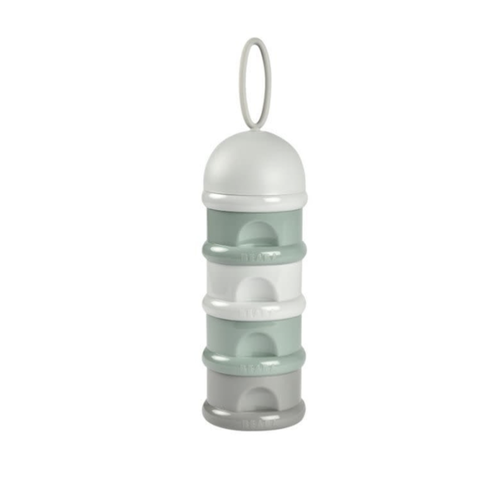Béaba Stapelbare doseerdozen voor melk Eucalyptus 4 compartimenten Béaba Stapelbare doseerdozen voor melk Eucalyptus 4 compartimenten