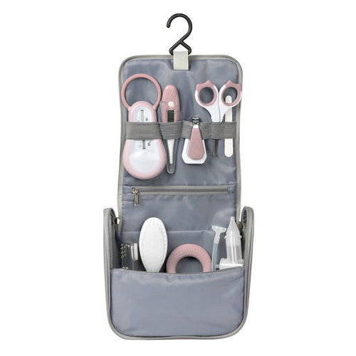 Béaba Toiletzak met 9 accessoires old pink Béaba Toiletzak met 9 accessoires old pink
