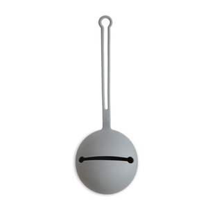 Mushie silicone pacifier case stone