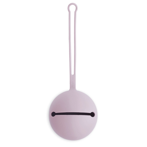 Mushie Mushie silicone pacifier case soft lilac