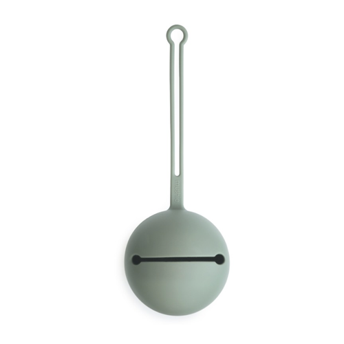 Mushie Mushie silicone pacifier case cambridge blue