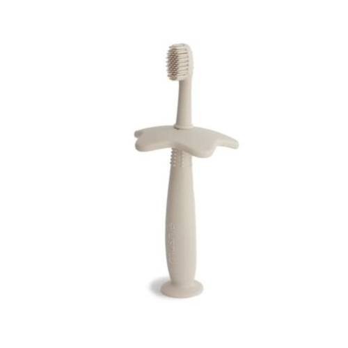 Mushie MUSHIE - TRAINING TOOTHBRUSH FLOWER - SHIFTING SAND