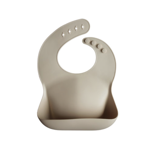 Mushie Silicone bib shifting sand