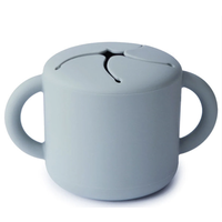 MUSHIE - SNACK CUP - POWDER BLUE