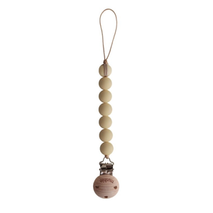 Mushie MUSHIE - SPEENKETTING HALO - MUTED YELLOW