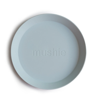 MUSHIE - PLATES ROUND - POWDER BLUE (2)
