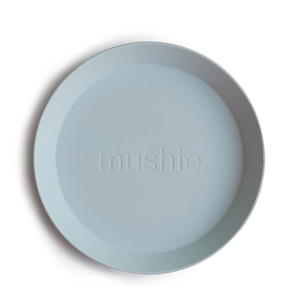 Mushie MUSHIE - PLATES ROUND - POWDER BLUE (2)