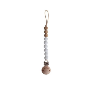 Mushie MUSHIE - SPEENKETTING EVA - WHITE