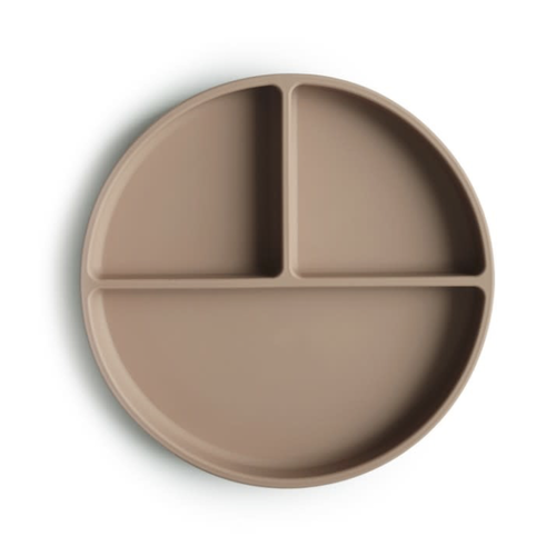 Mushie MUSHIE - SILICONE PLATE - NATURAL Mushie MUSHIE - SILICONE PLATE - NATURAL