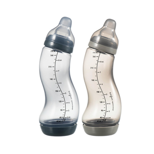 Difrax Difrax S-fles natural 250ml twopack blue grey 250ml Difrax Difrax S-fles natural 250ml twopack blue grey 250ml