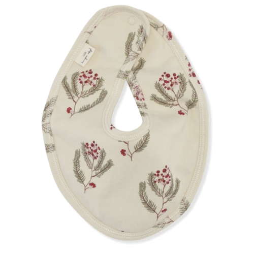 Konges Slojd New born bib Christmas vintage flower Konges Slojd New born bib Christmas vintage flower