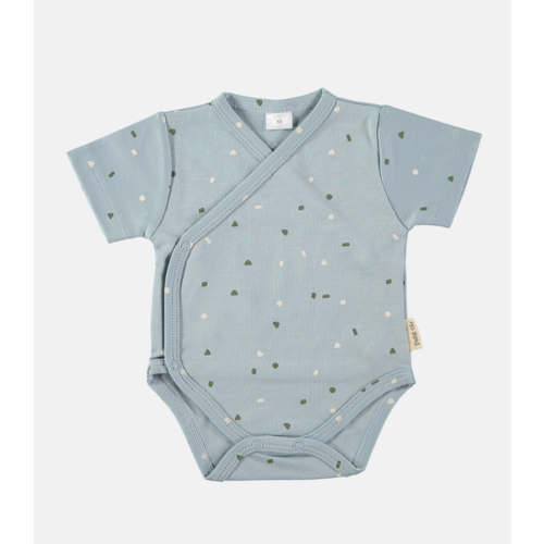 Petit Oh! SS side-snap body sand blue Petit Oh! SS side-snap body sand blue