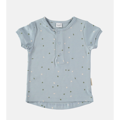 Petit Oh! SS Ale T-shirt sand blue Petit Oh! SS Ale T-shirt sand blue