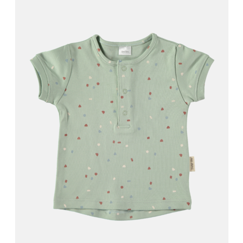 Petit Oh! SS Ale T-shirt sand aqua Petit Oh! SS Ale T-shirt sand aqua