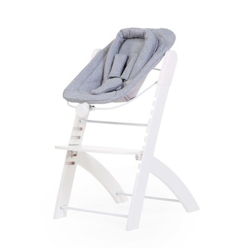 Childhome NEWBORN SEAT + GREY CUSHION FOR EVOSIT AND LAMBDA CHAIR WHITE Childhome NEWBORN SEAT + GREY CUSHION FOR EVOSIT AND LAMBDA CHAIR WHITE